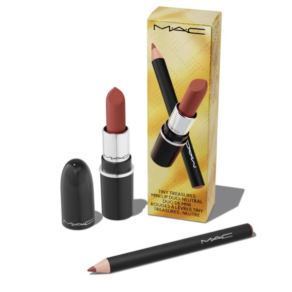 NIB MAC Tiny Treasures Mini Lip Duo x2 - Picture 1 of 5